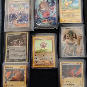 Pokemon Card Collection - Blue, Yellow, Red, Black